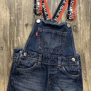 Levi's Blue Denim Overalls with Adjustable Straps